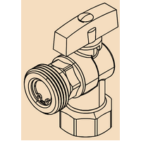 Taptec 1/2F (Loose Nut) x 3/4M (tritec)