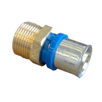 Bushpex  Crimp-On No3 Connector 20X3/4"Mi