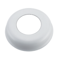 COVER PLATE FOR DN40 DWV x 20mm RISE WHITE