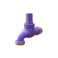 Elson Lh Thread Rw Anti-Vandal Hose Cock 1/2" Mi Brass Less Key