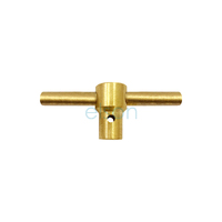 Anti-Vandal Key Flat Spindle Brass