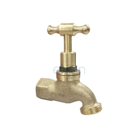 Elson Hose Cock 1/2" Th Brass Fi W/ Metal Jumper Valve 60466