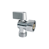 Elson Cistern Tap In Wall Right Angle 1/2" C/P Loose Nut