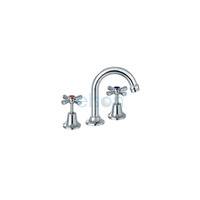 Anti-Vandal E/C Basin Set With G/Neck Spout Cp Wels 4 Star