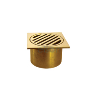 Grate Suit Leak Control Flange Sqr 80mm Brass Pb