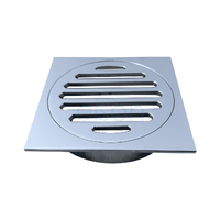 Grate Suit Id Pvc Pipe Sqr 100mm Brass Cp