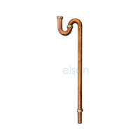 Elson Copper S Trap 40mmx900mm Copper Finish Loose Nut