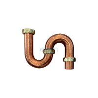 Elson Copper S Trap 40mm Copper Finish Loose Nut