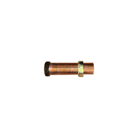 Elson Copper Trap Extension W/ Nut & Rub. Olive Copper Finish 40mmx150mm