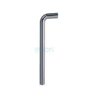 Elson Copper Drop Waste Bend & Nut Chrome 50mmx680mmx150mm 85Deg