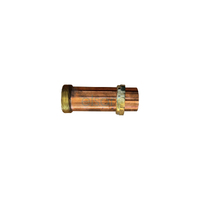 Elson Copper Trap Extension W/ Nut & Rub. Olive Copper Finish 50mmx150mm