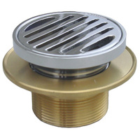 Drip Tray Grate W/ 50mm Mi Tail Brass Cp