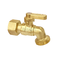 Elson Ball Hose Cock Dr Brass G3/4 Fi Inlet X G1B Mi Outlet 72654