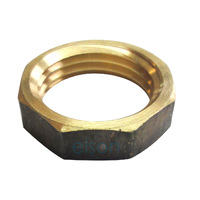 Back Nut 6mm?1/4") Brass