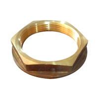 Back Nut Flanged 40mm Brass