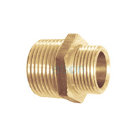 Nipple Red. Hexagon 32mmx25mm Brass