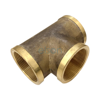 Tee 40mm Brass