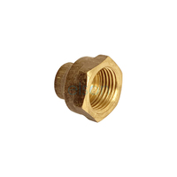 Cap Compression 15mm Brass
