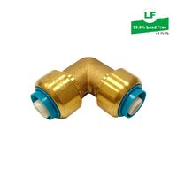 Eps Lf Push-Fit No.12 Elbow Lf Dr Brass 16mm