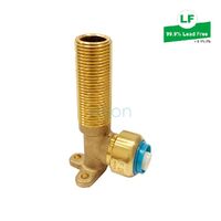 Eps Lf Push-Fit No.19Bp Elbow Lf Dr Brass 16mm X G1/2B Mi 90mm Long