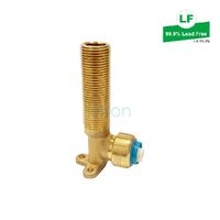 Eps Lf Push-Fit No.19Bp Elbow Lf Dr Brass 16mm X G1/2B Mi 100mm Long