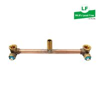 Eps Lf Push-Fit Bath/Laundry Assy R/A Lf Dr Brass 300mm (Floor Entry)