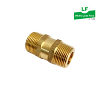 Elson Lf Mini Dual Check Valve Lf Dr Brass R3/4 Mi 73003