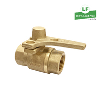 Elson Lf Meter B/V 740S Lockable Lf Dr Brass Rp3/4 Fi X Rp3/4 Fi 74052