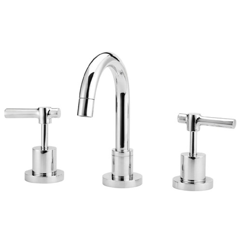 BELLINO LEVER BASIN SET SWIVEL 1/4 TURN WELS 4 STAR C/P