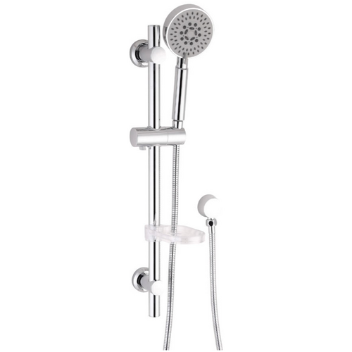 LAVAR 5 FUNCTION HAND SHOWER ON RAIL WELS 4 STAR C/P