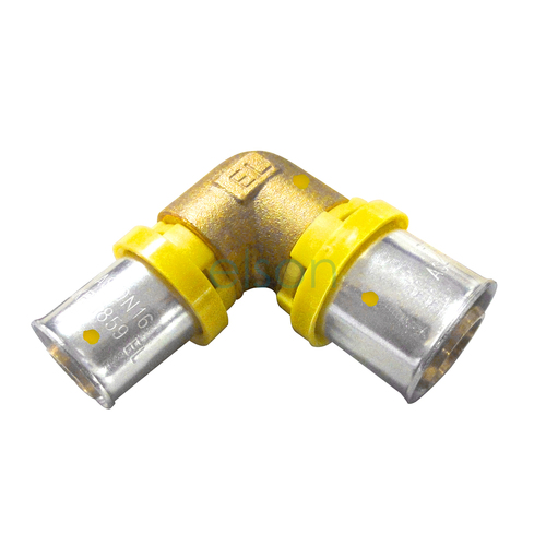 Bushpex Gas No.12R Elbow 20X16mm