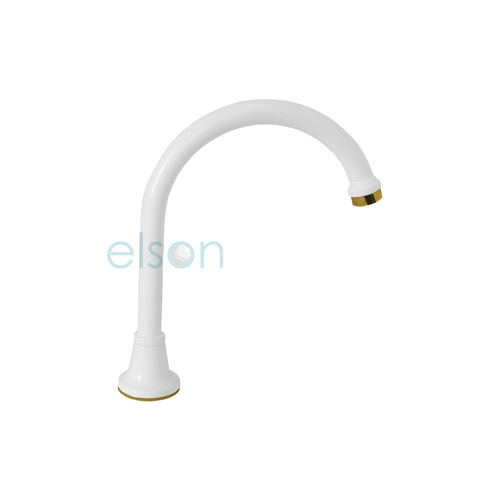 Iona Hob Spa/Sink Spout White & Gold Wels 4 Star