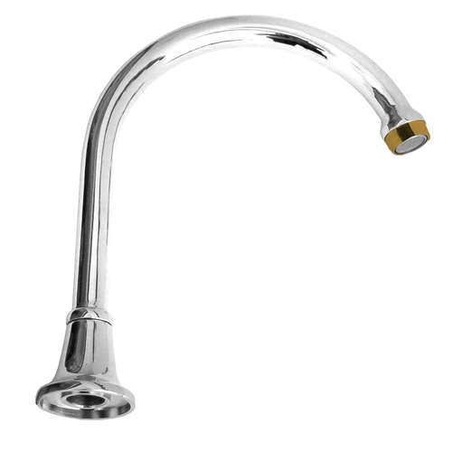 Iona Hob Spa/Sink Spout Chrome & Gold Wels 4 Star