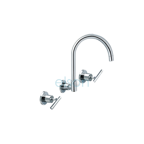 Regatta Lever Wall Sink Set Cp  3 S