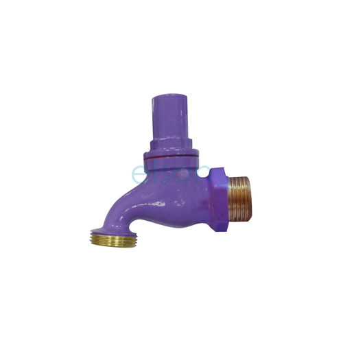 Elson Recycled Water A/V Hose Cock 5/8" Mi Brass Lilac 60320