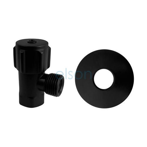 Elson Mini Cistern Tap 1/2" Black