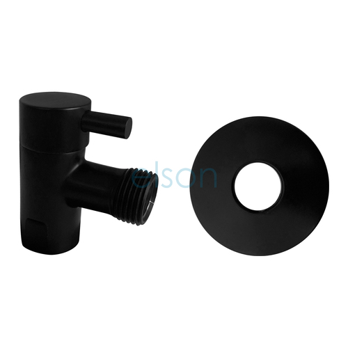 Elson Designer Cistern Stop Black 