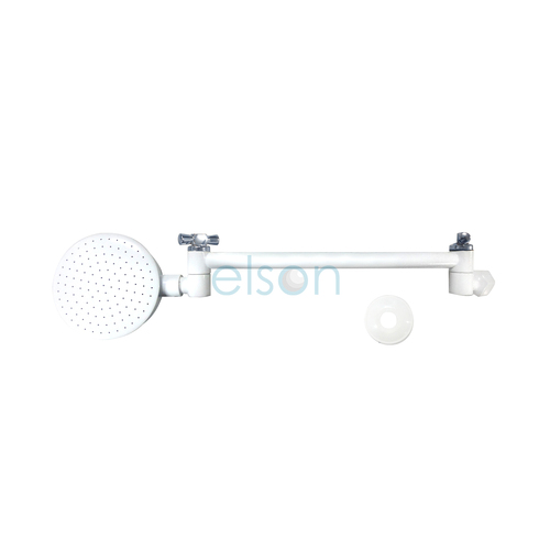  All Directional Shower White & Chrome Trim W/Disc Wels 3 Star