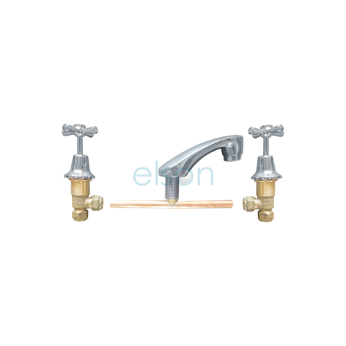 Anti-Vandal E/C Basin Set W/Standard Spout Cp Wels 4 Star