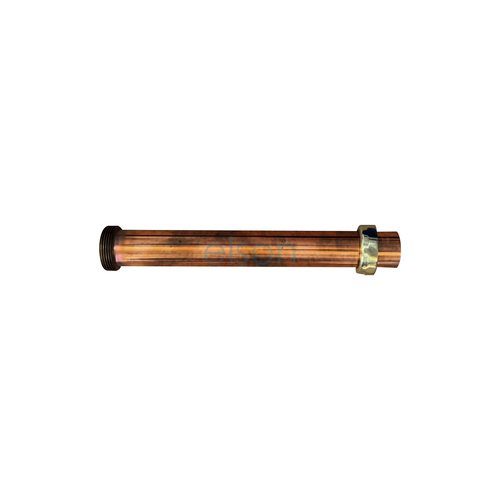 Elson Copper Trap Extension W/ Nut & Rub. Olive Copper Finish 40mmx300mm