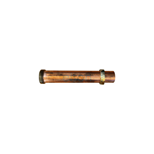 Elson Copper Trap Extension W/ Nut & Rub. Olive Copper Finish 50mmx300mm