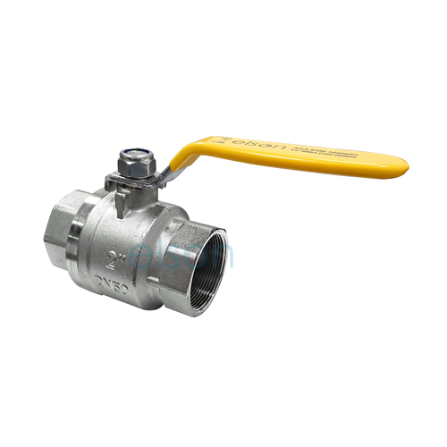  Elson Ball Valve 732 Series Dual Approved Dr Brs L/H F/F Rp2 Yellow Hndl