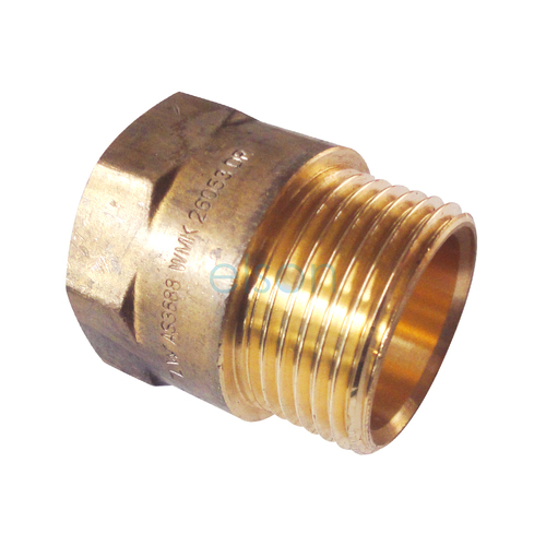 Adaptor 25mm Brass