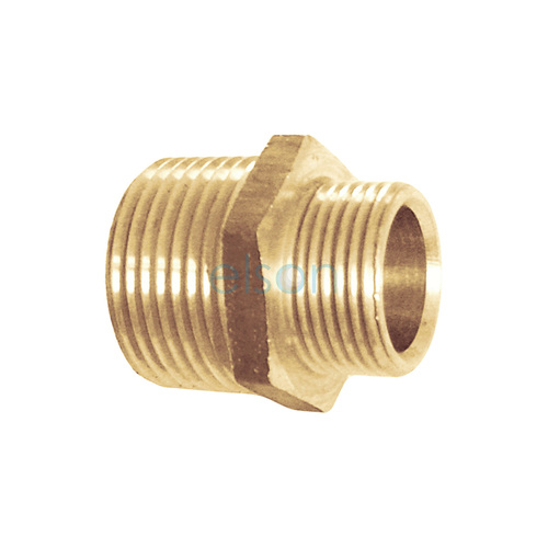 Nipple Red. Hexagon 25mmx20mm Brass