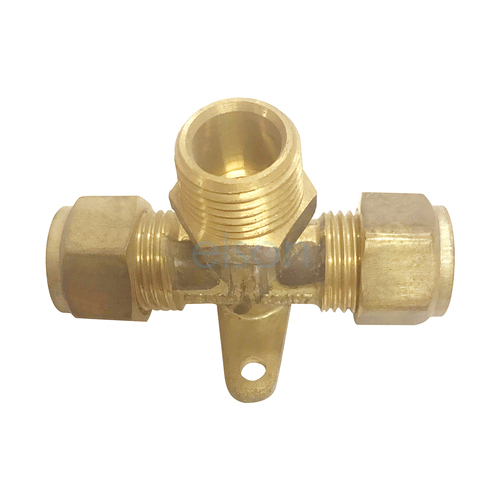 Tee Cxcxm Lugged 15mm Brass N/O