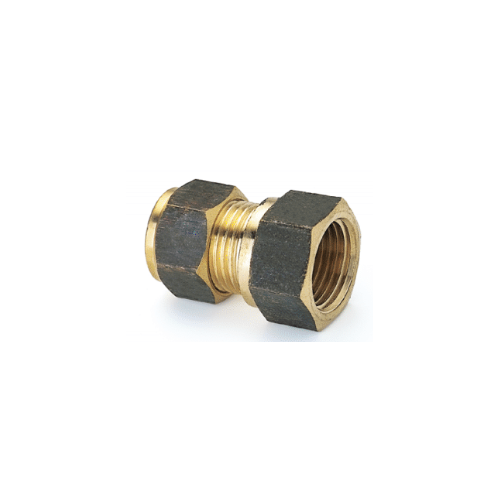 15mm C x 20mm FI REDUCING FEMALE CU COMPRESSION UNION (1/2" C x 3/4" FI)