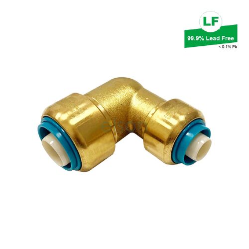 Eps Lf Push-Fit No.12R Reducing Elbow Lf Dr Brass 20X16mm