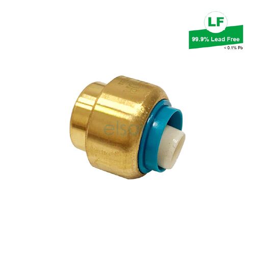 Eps Lf Push-Fit No.61 Stopper Lf Dr Brass 16mm 