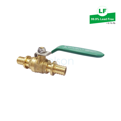 Elson Lf Bushpex Pull-On Water Ball Valve Lf Dr Brass L/H 16mm 