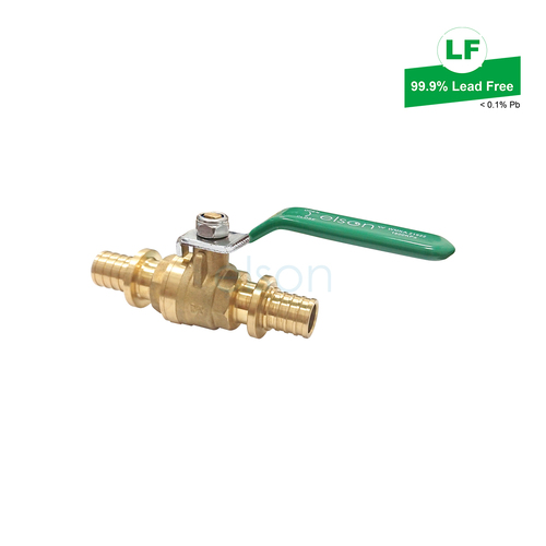 Elson Lf Bushpex Pull-On Water Ball Valve Lf Dr Brass L/H 20mm 